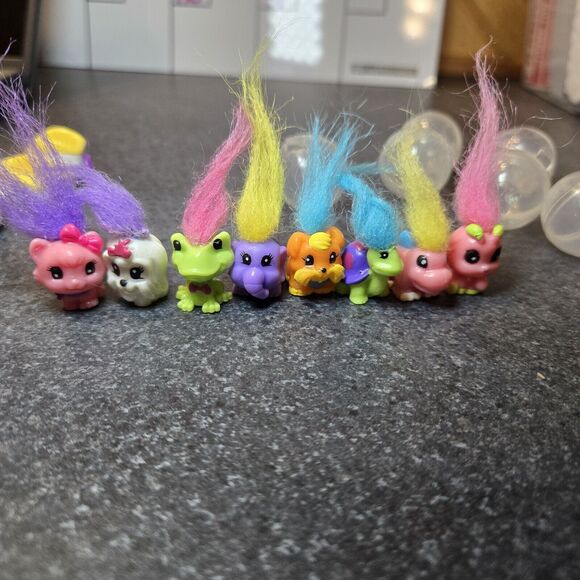 Squinkies Doos Lot Hair (8) With Capsules, Train & Sunflower‎ - Picture 3 of 8